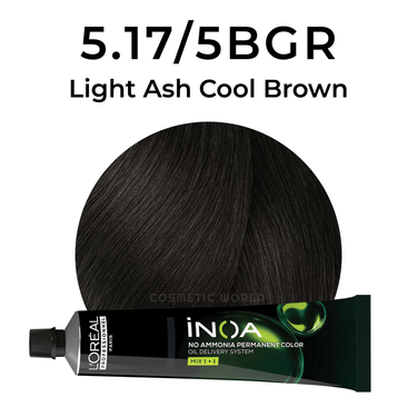 L'OREAL - INOA_iNOA 5.17/5BGR Light Ash Cool Brown_Cosmetic World